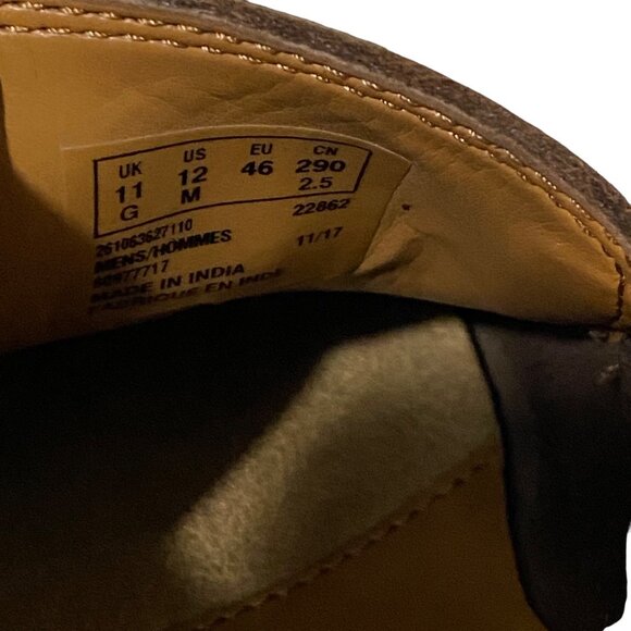 Clarks Ashmont Driving Loafers Mens Size 12 Brown - Picture 8 of 8